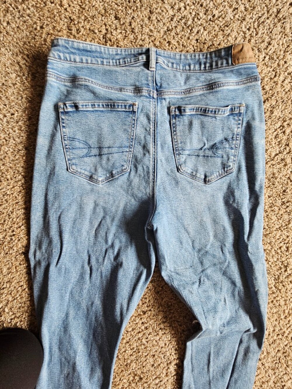 American Eagle flare high rise jeans size 14